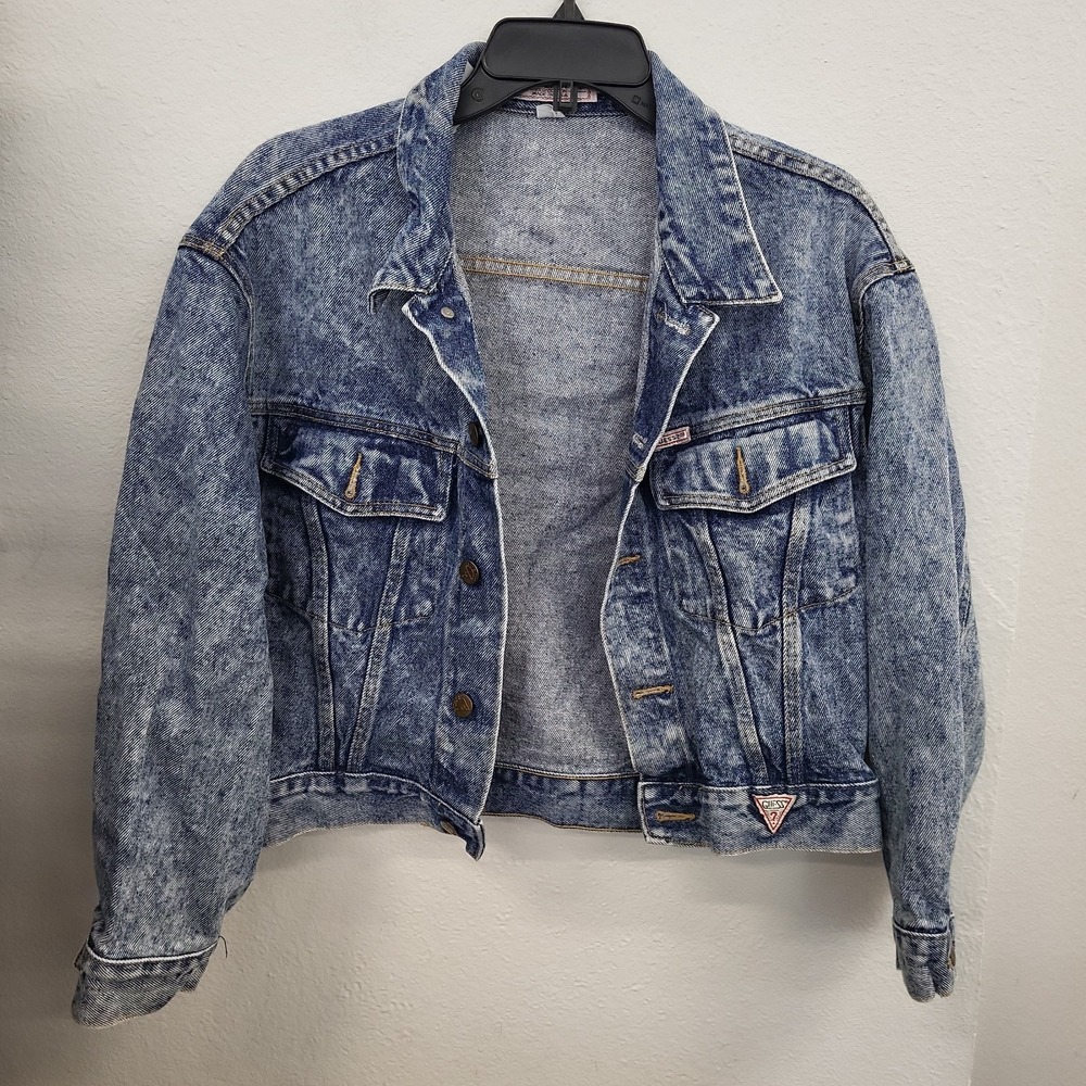 Womens Vintage Guess Jeans a Georges Marciano Design Denim Jacket, Large
